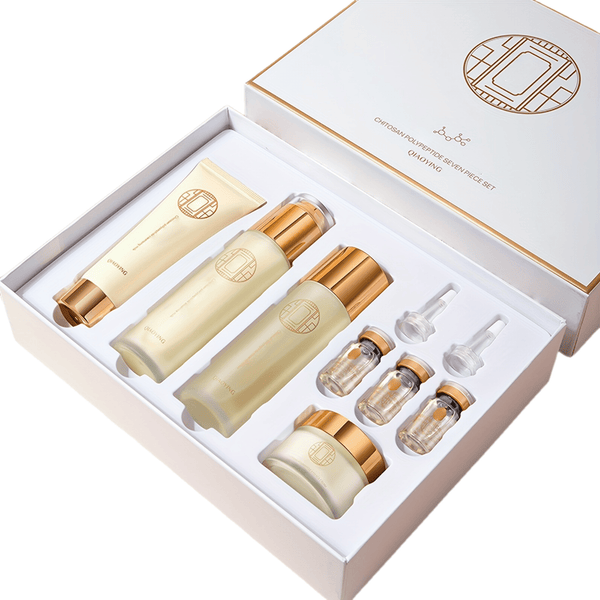 Skin Care Set Makes Skin Feel Firmer, Enhances Skin Elasticity, Makes Skin Look Healthier Include Facial Cleanser, Toner, Lotion, Essence, Face Cream, Best Gift Box For Women(7 Pcs)